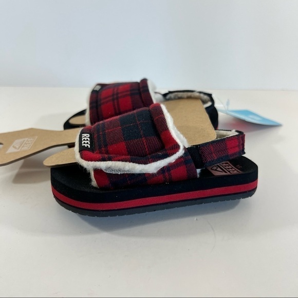 Reef Toddler Slip Ons Plaid NEW - Picture 8 of 10